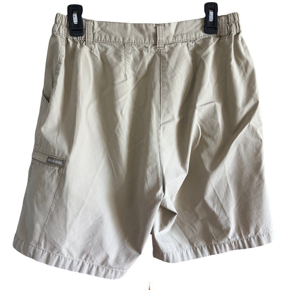 Woolrich women’s Light Tan Cargo Shorts size 12 100% cotton - Picture 2 of 7